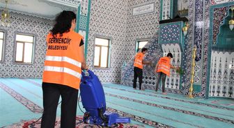 Germencik'te Camiler Ramazan'a Hazırlanıyor