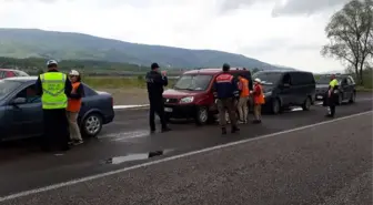 Ortaokulu Öğrencileri Trafik Uygulaması Yaptı