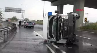 Çorlu Panelvan Minibüs Köprü Ayağına Çarptı: 1 Ölü, 2 Yaralı