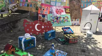 Ayvacık'ta Anaokulu Öğrencilerinden Sergi