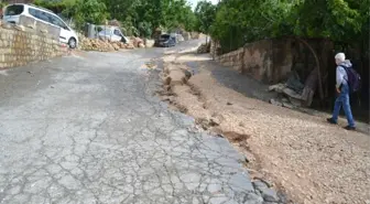 Yeşilli'de Etkili Olan Yağışlar Alt Yapı ve Üst Yapıya Büyük Zarar Verdi