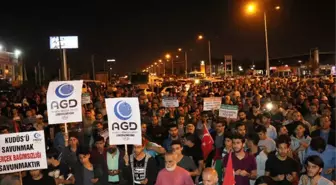 ABD'nin Büyükelçiliğini Kudüs'e Taşıması Adana'da Protesto Edildi