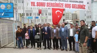 Silopi Halk Eğitim Merkezi'nden Yıl Sonu Sergisi