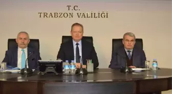 Trabzon'da Seçim Güvenliği Toplantısı Vali Yücel Yavuz'un Başkanlığında Yapıldı