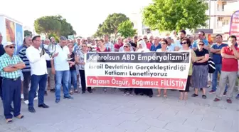 Didim'de İsrail Protestosu