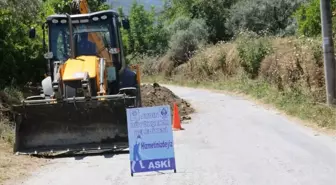 Büyükşehir Üst Yapı Çalışmalarına Kuyucak'ta Devam Ediyor