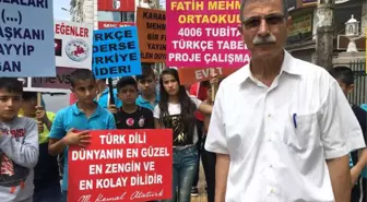 Öğrencilerden Türkçe Tabelalı Esnafa Teşekkür, Yabancı Tabelalı Esnafa Uyarı