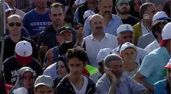 Zulme Lanet Kudüs'e Destek' Mitingi - Dua (2)