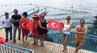 Antalya'da Mavi Bayraklı Falez Plajları Açıldı