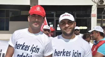 İzsu'da İşten Çıkartılan İşçilerden, 'Herkes İçin Adalet' Yürüyüşü