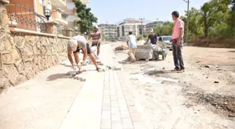 Alanya'da Parke ve Kaldırım Taşı Çalışması