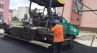 Trabzon'da Yol Asfaltlama Çalışmaları