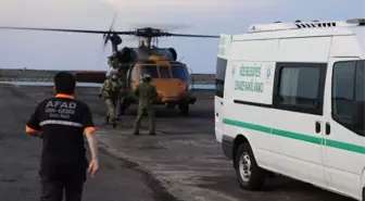 Ölen Dağcı Helikopterle Alındı