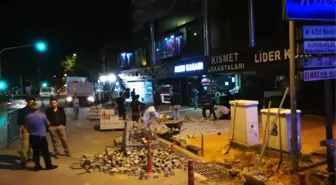 Çevre Düzenlemeleri Çalışmaları Gece de Devam Ediyor