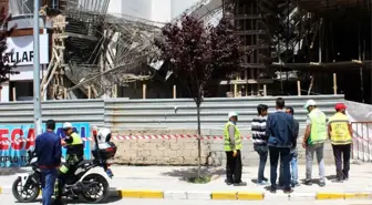 İnşaatın Beton Kalıpları Çöktü: 1 Yaralı