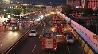 Başkentte Metro İnşaatında Vinç Kazası