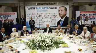 Cumhurbaşkanı Erdoğan, Malatya'da İftara Katıldı