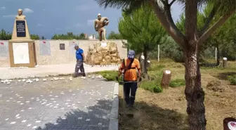 Manavgat Şehitler Ormanına Bakım Yapıldı