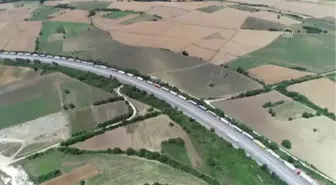 Kapıkule'de 21 Kilometrelik Tır Kuyruğu - Edirne