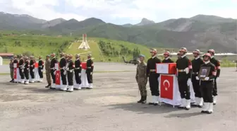 Şehitler Törenle Memleketlerine Uğurlandı