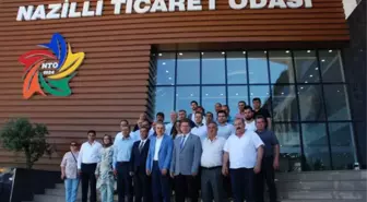 AK Parti'li Mustafa Savaş'tan Nazilli Ticaret Odasına Ziyaret