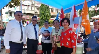 Başkan Saka, Seçim Stantlarını Ziyaret Etti