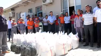 Kilis Belediyesi Çalışanlarına Gıda Kolisi Dağıtıldı