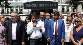 Tunceli'de CHP'lilerden Belediye'ye Tepki