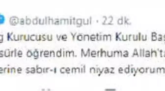 Adalet Bakanı Gül'den Erdoğan Demirören İçin Başsağlığı Mesajı