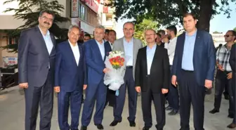 AK Parti Genel Başkanı Sorgun ile Milletvekili Adayı Erdem'den Başkan Akkaya'ya Ziyaret