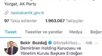 Başbakan Yardımcısı Bozdağ: Demirören Ailesine Başsağlığı ve Sabır Dilerim