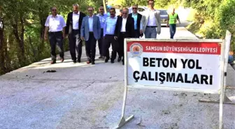 Başkan Şahin, Yol Çalışmalarını Yerinde İnceledi