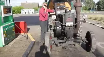 Moskova-Özel)- Dünya Kupasını İzlemek İçin Traktörünü Karavana Çevirip Rusya'ya Gitti