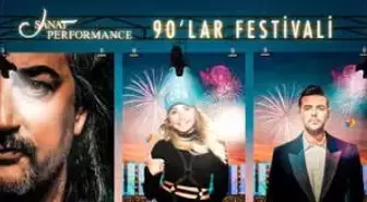 Çelik, Yonca Evcimik Ve Burak Kut 90'Lar Festivalinde Sanat Performance'ta Buluşacak.