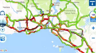 İstanbul'da Bayram Trafiği Başladı