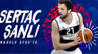 Sertaç Şanlı 1+1 Yıllığına Anadolu Efes'te