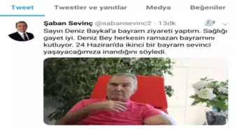 Tedavisi Süren Deniz Baykal'ın Fotoğrafı Twitter'da Paylaşıldı