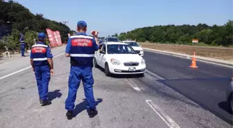 Jandarmadan Şile Yolunda Bayram Denetimi