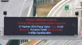 İstanbul'da Bazı Yollar Trafiğe Kapatıldı