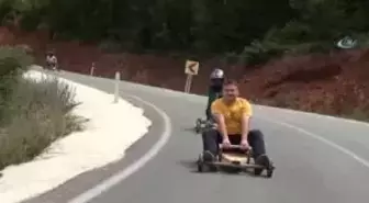 Bursa'da Tahta Yarış Arabaları ile Ralli Heyecanı