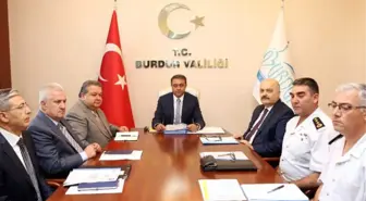 Burdur'da Seçim Güvenliği Toplantısı