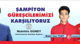 Şampiyon Güreşçiler Kızılcahamam'da Karşılanıyor