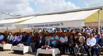 Merzifon'da Cemevi Temel Atma Töreni