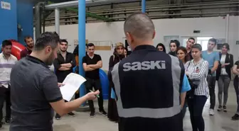 Staj Yapan Öğrenciler Saski Tesislerini Ziyaret Etti