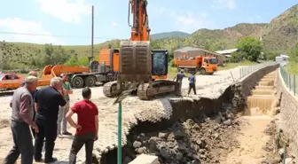 Erzurum'daki Sel Hayatı Durma Noktasına Getirdi