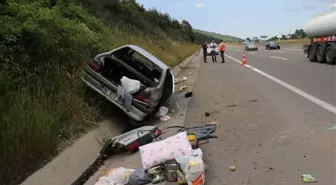 Bolu'da Trafik Kazası: 2 Yaralı