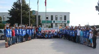 Süperpak İşçileri 9 Gündür Grevde