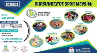 Dursunbey Belediyesi Yaz Spor Okulları Başlıyor