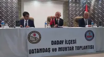 Vali Karadeniz, Daday'da Halk Toplantısına Katıldı