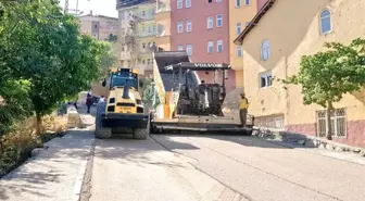 Hakkari'deki Caddeler Asfalta Hazırlanıyor